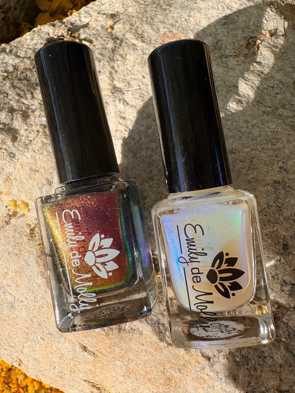 Emily de Molly Duo Nail Polish - Multichrome & Iridescent White